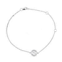 Bracciale Bolzoni in Oro bianco Diamante 0.11 Ct BR355-S-OB - BR355-S-OB